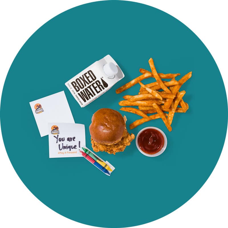 Daddy's Chicken Shack Kids Meal